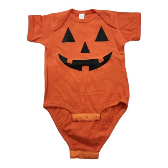 NEW Baby/Toddler Jack-O-Lantern Bodysuit l Various Sizes - Picture 2 of 3